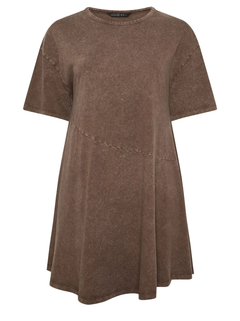 Limited Collection Chocoladebruine Acid Wash Jurk, foto 4