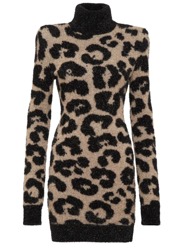 Philipp Plein Avondjurk luipaardprint, foto 2