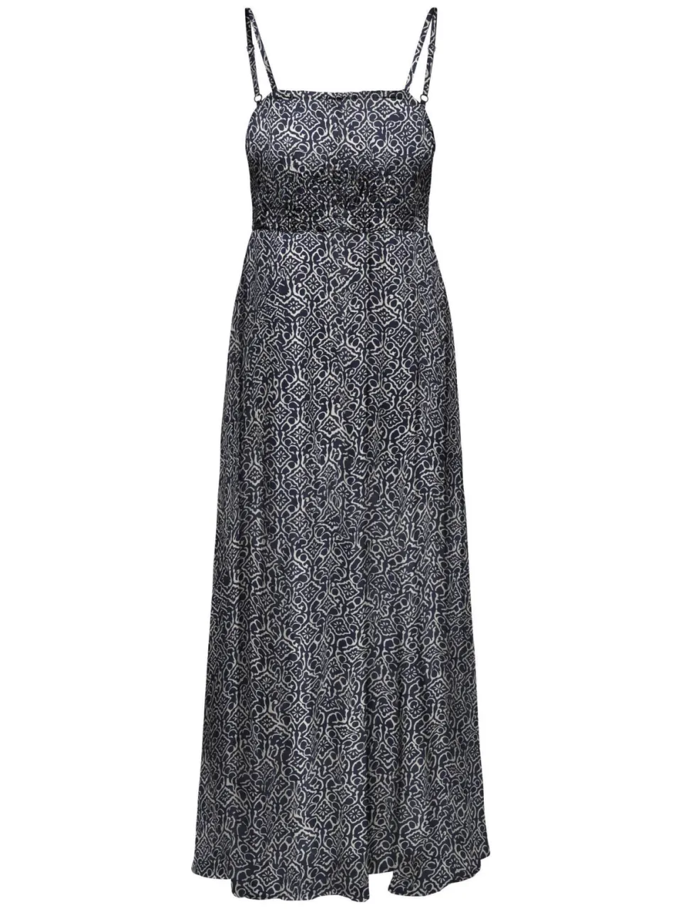 Only zomerjurk donkerblauw donkerblauw / ecru, foto 2