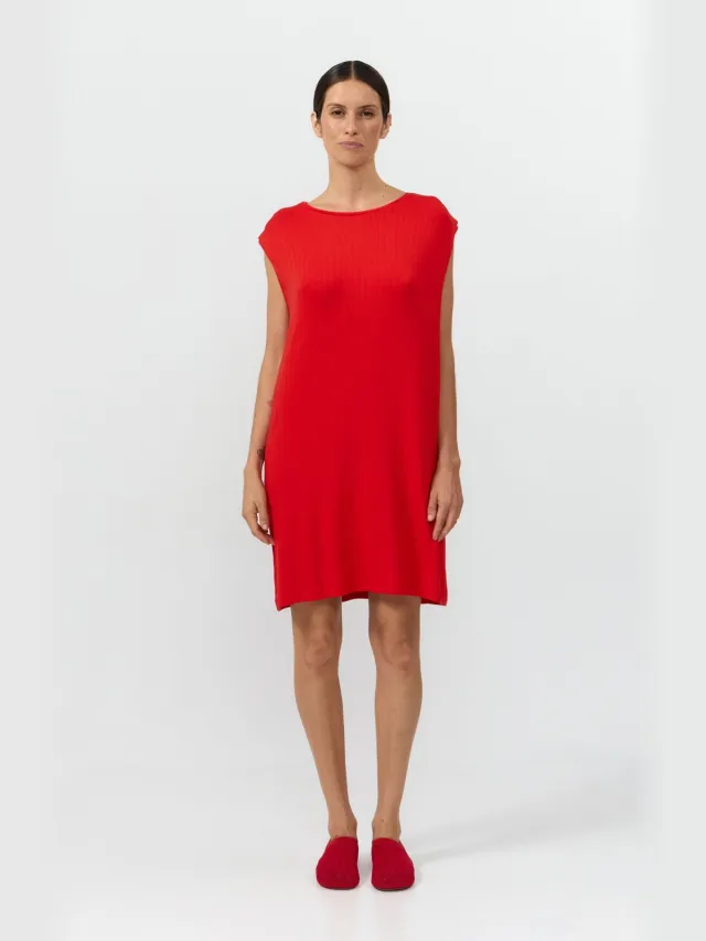 SUITE13LAB dames vegan Jurk Shire Rood