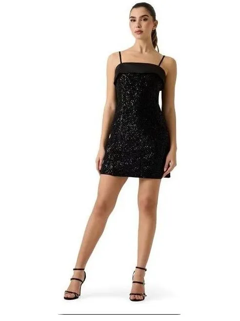 Guess Jurk Guess W6BK45 K6923-JBLK Zwart