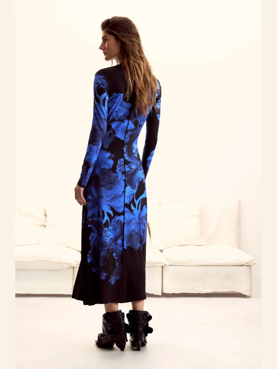 Desigual maxi jurk blauw, foto 3