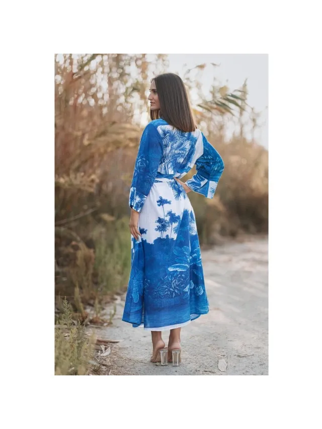 Isla Bonita By Sigris Jurk Isla Bonita By Sigris Jurk Blauw
