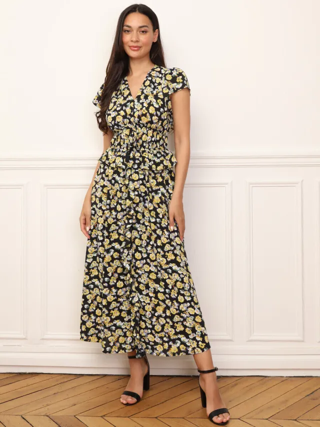 La Modeuse Jurk La Modeuse 70996_P166315 Zwart