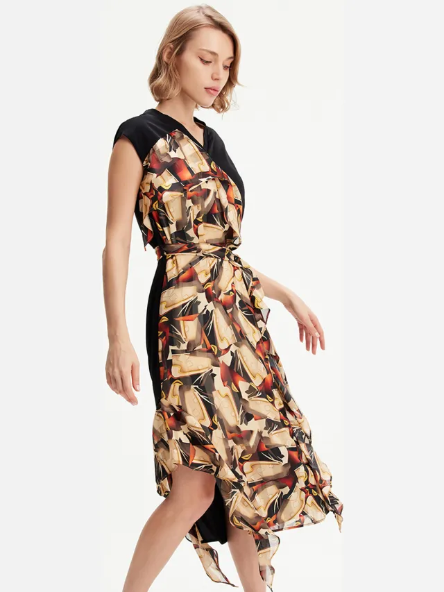 Smart & Joy Asymmetrische kleding met grafische print veelkleurig, foto 2