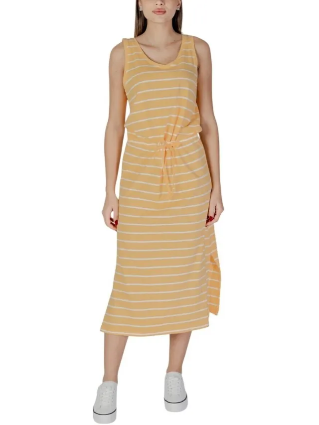b.Young Lange Jurk B.young BYPANDINNA STRING 20813286 Geel