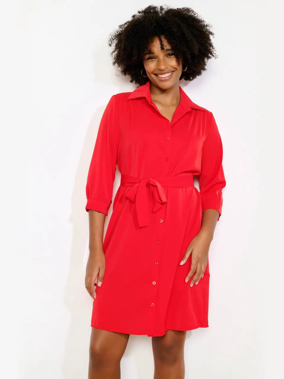 LOLALIZA blousejurk Rood