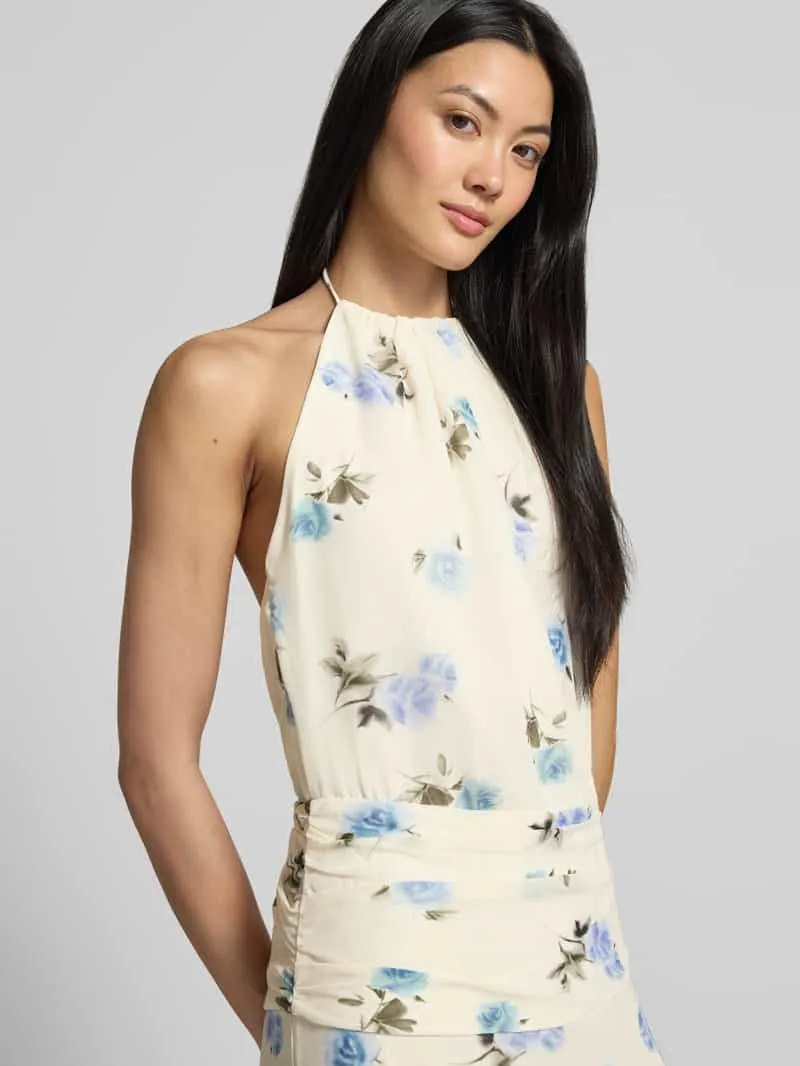 NEO NOIR Maxi-jurk met halter model 'Gabina' wit, foto 5