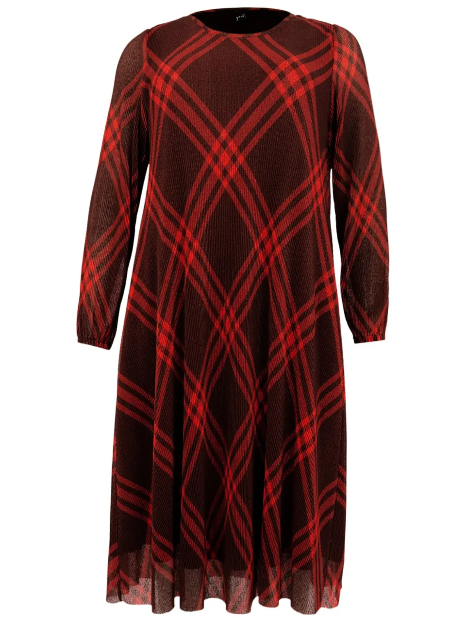Yoek Jurk CHECK | Rood, foto 3