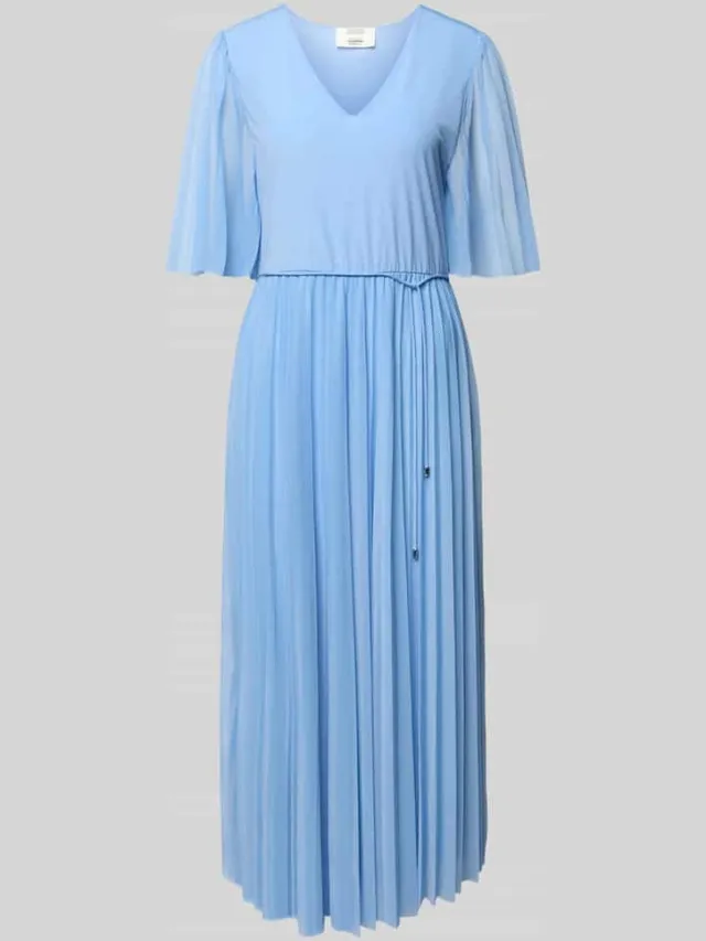 GUIDO MARIA KRETSCHMER WOMAN Maxi-jurk met V-hals Model 'Daphne' - GMK for Bridgerton lichtblauw, foto 2
