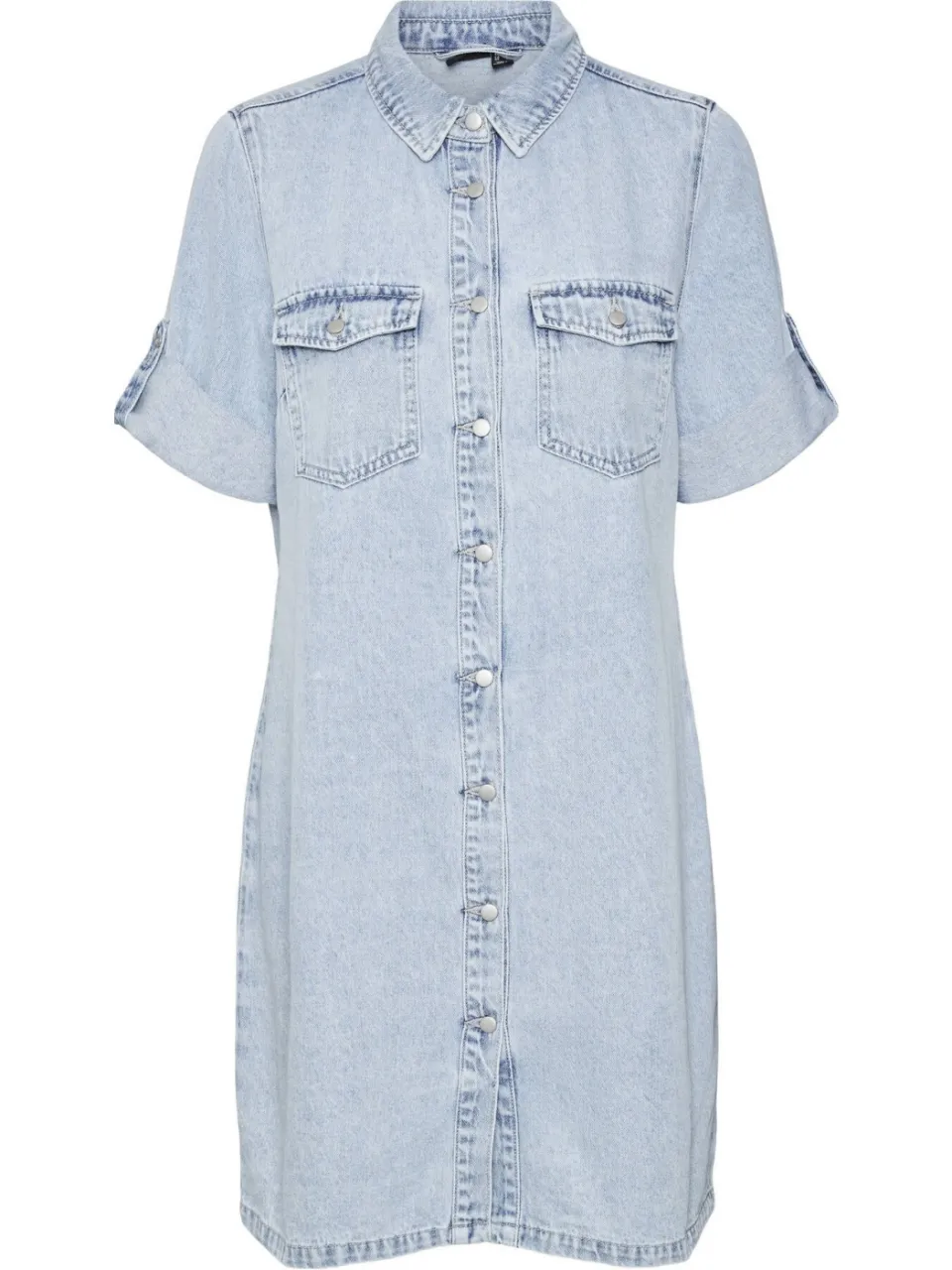 Vero Moda VMJENNIE spijkerjurk light blue denim, foto 3