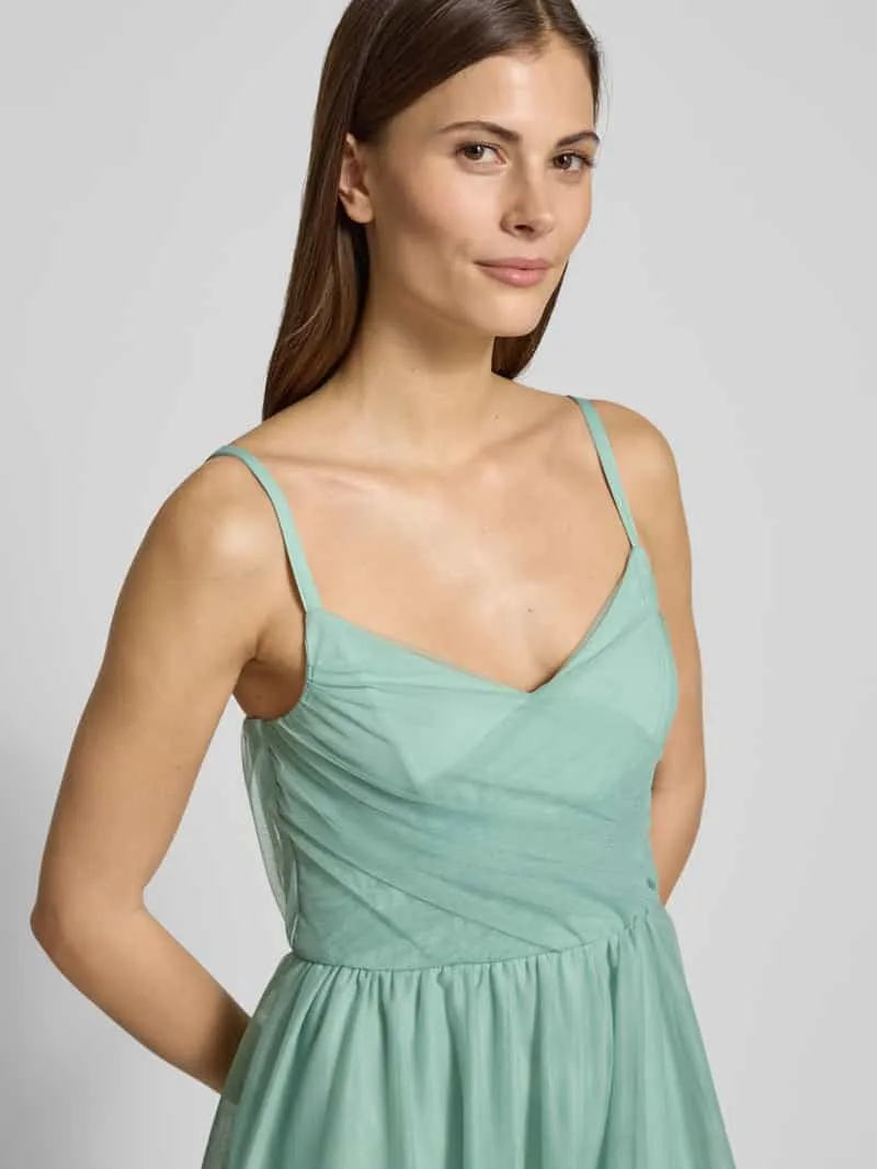 GUIDO MARIA KRETSCHMER WOMAN Cocktailjurk van tule Model 'Penelope' - GMK for Bridgerton mintgroen, foto 5