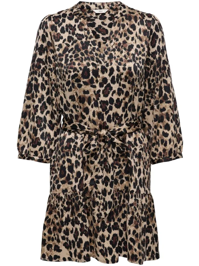 Only ONLALENA 3/4 MINI DRESS WVN - Meisjes - Mini jurken Pumice Stone