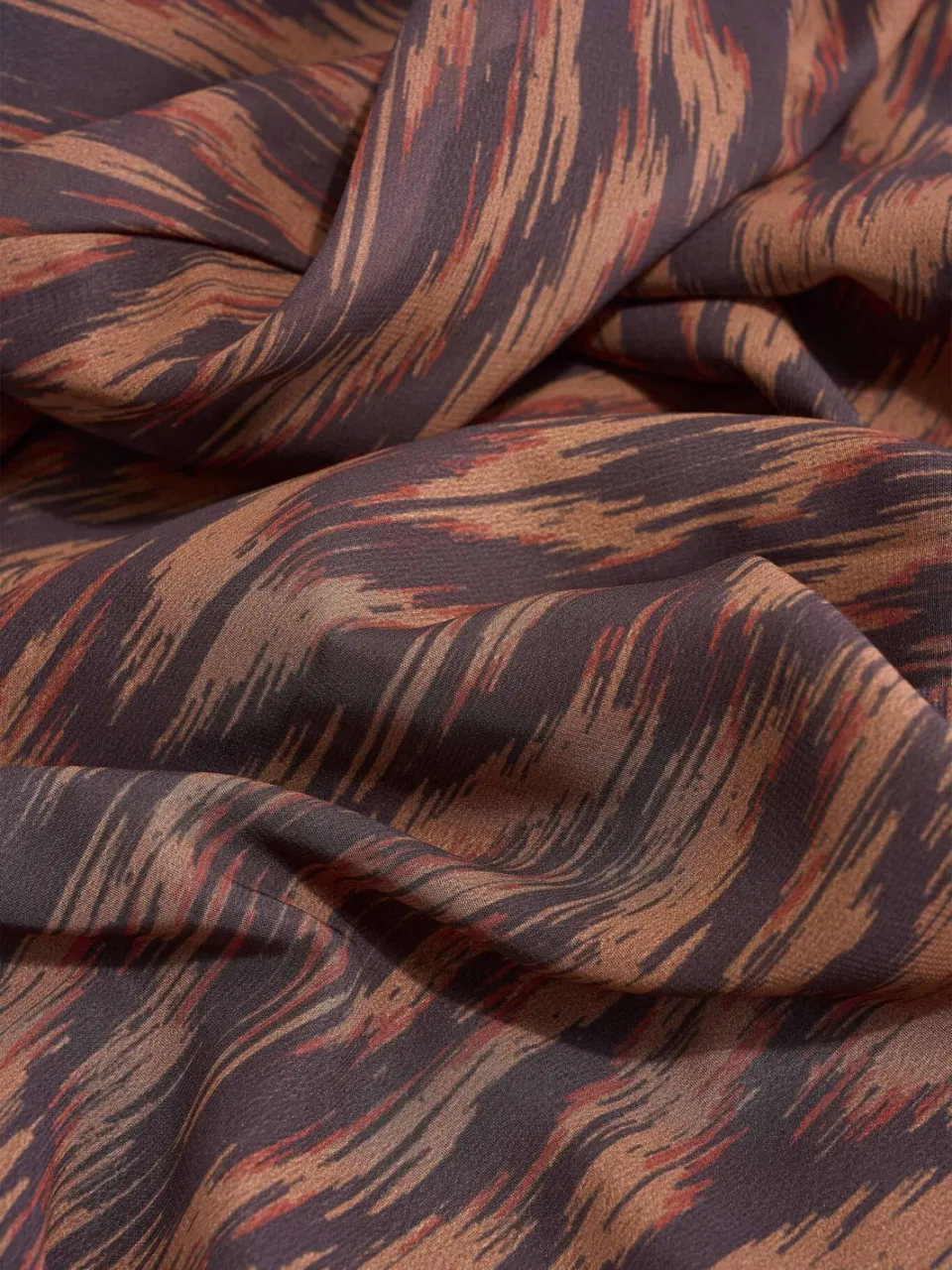 Expresso midi blousejurk - bruin, foto 5
