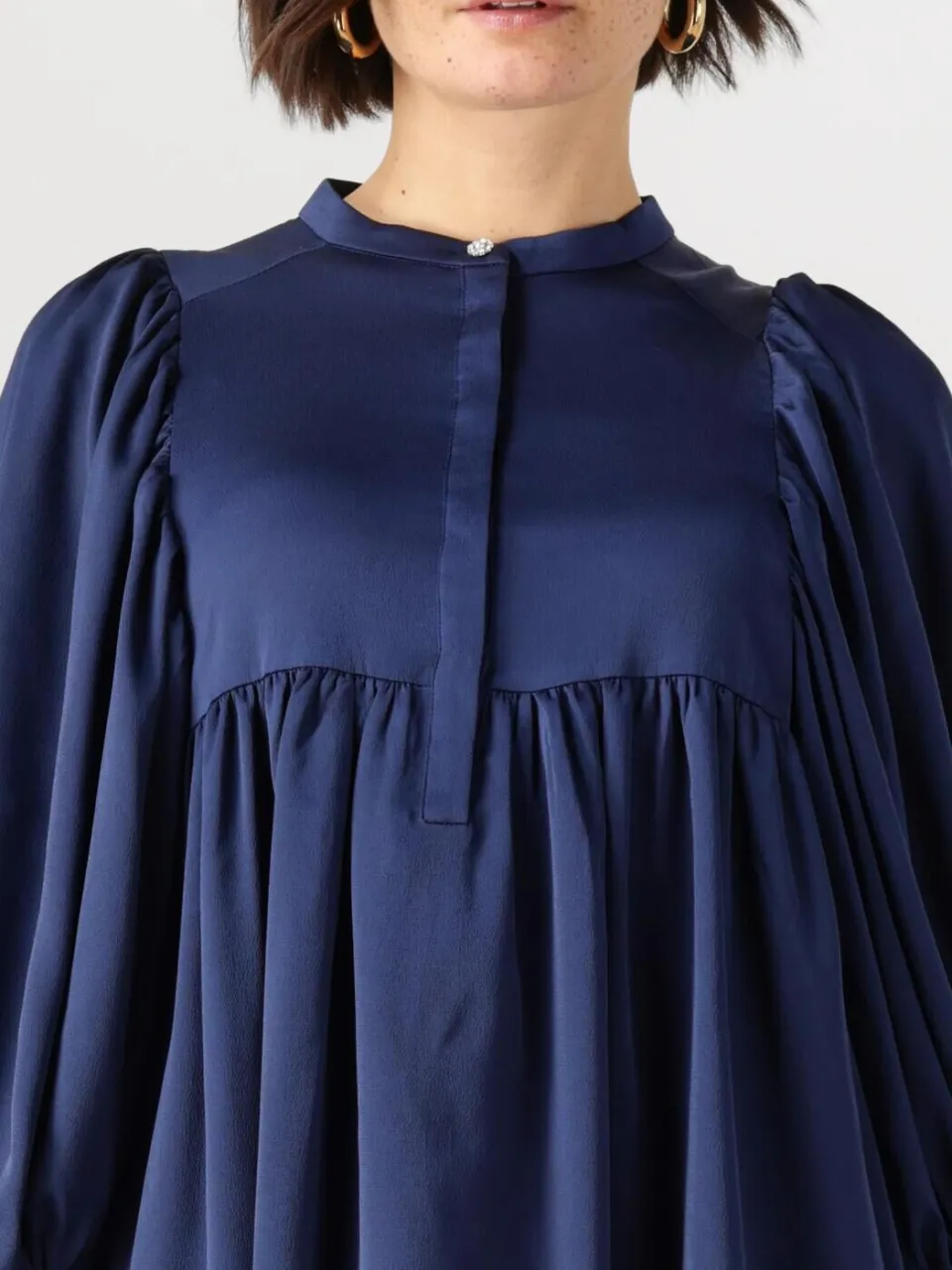 Bruuns Bazaar Dames Jurken Sarina Dress - Donkerblauw, foto 4