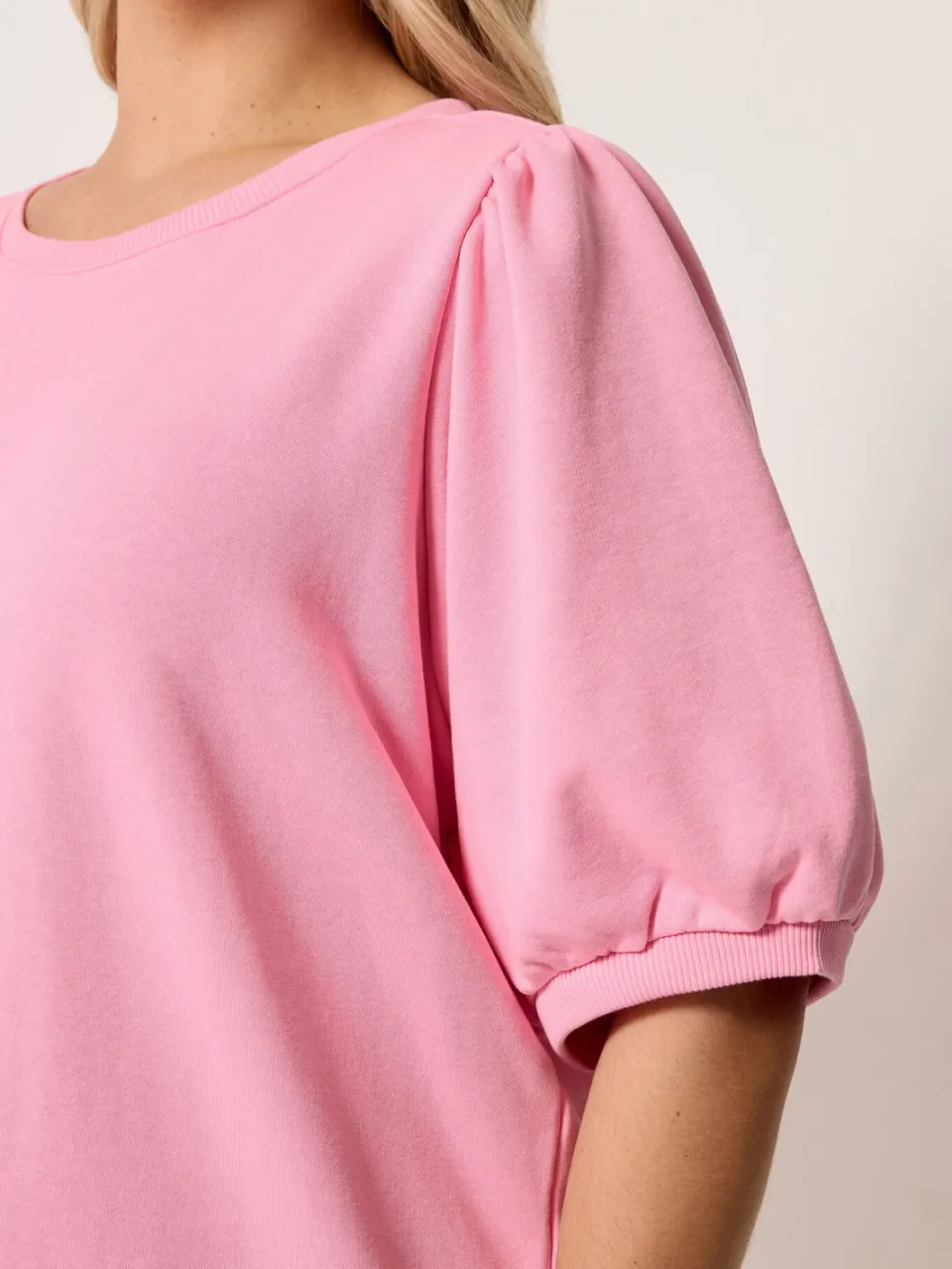 Yours Roze Jurk Met Pofmouwen, foto 5