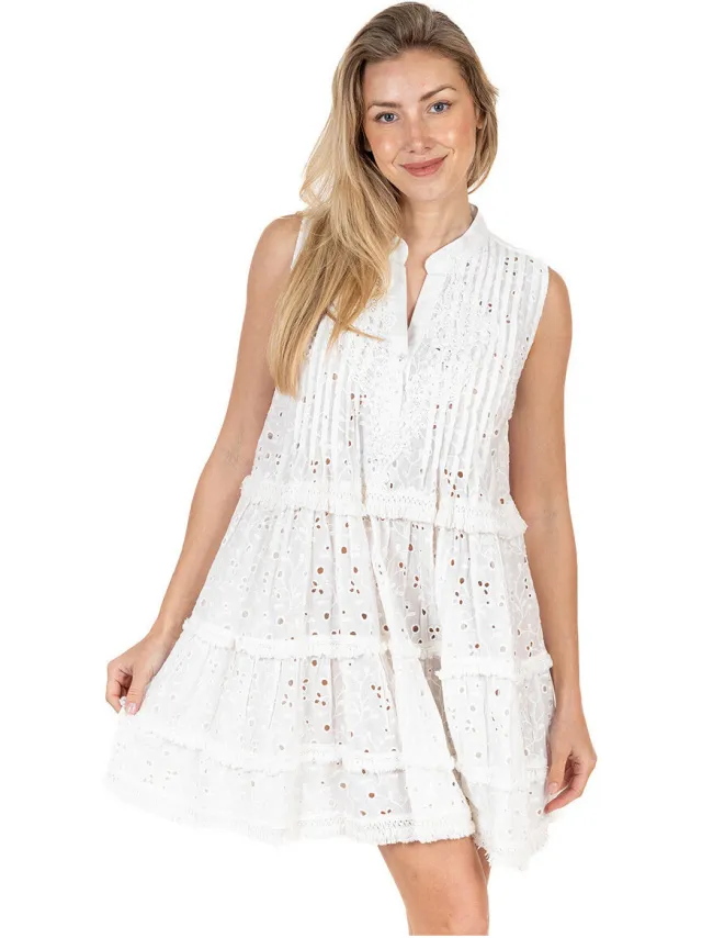 Isla Bonita By Sigris Korte Jurk Isla Bonita By Sigris Korte Jurk Beige