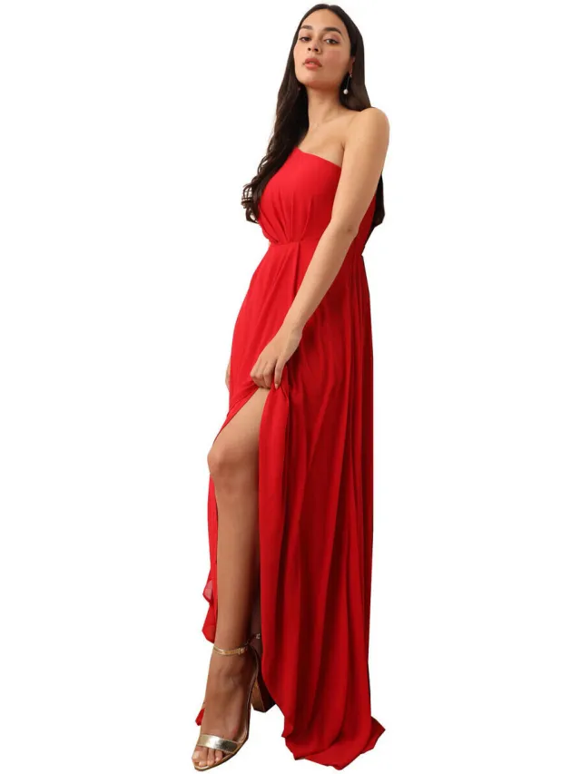 La Modeuse Jurk La Modeuse 70593_P165146 Rood