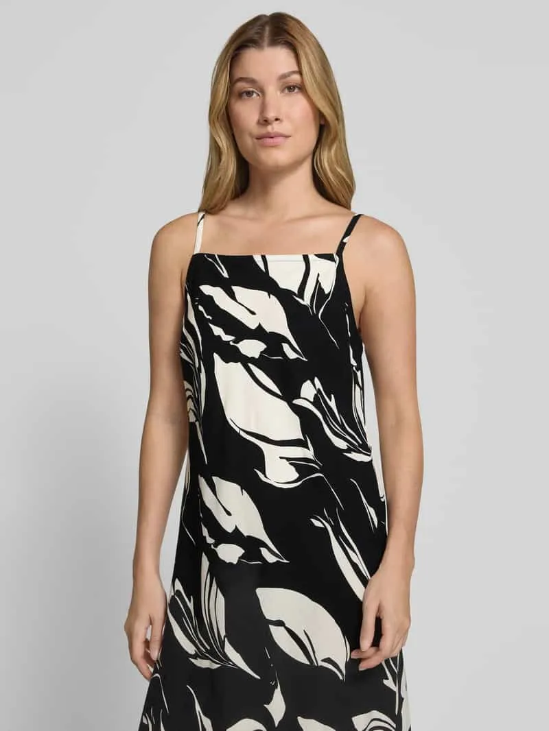 someday. Midi-jurk van een mix van viscose en linnen, model 'Qualeza', foto 4