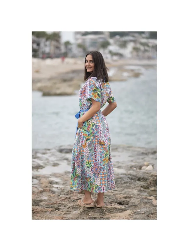 Isla Bonita By Sigris Jurk Isla Bonita By Sigris Jurk Multicolour