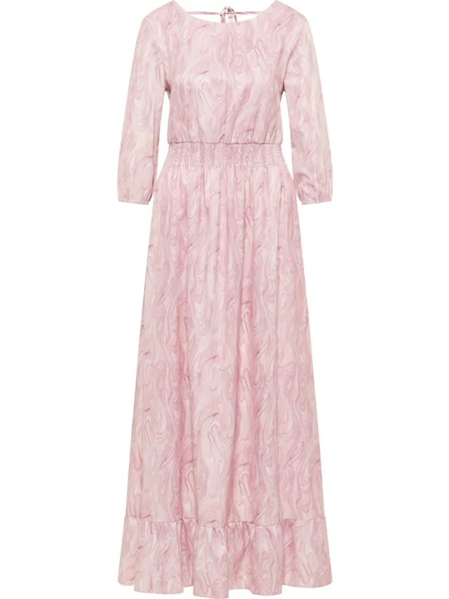 Faina Maxi jurk roze