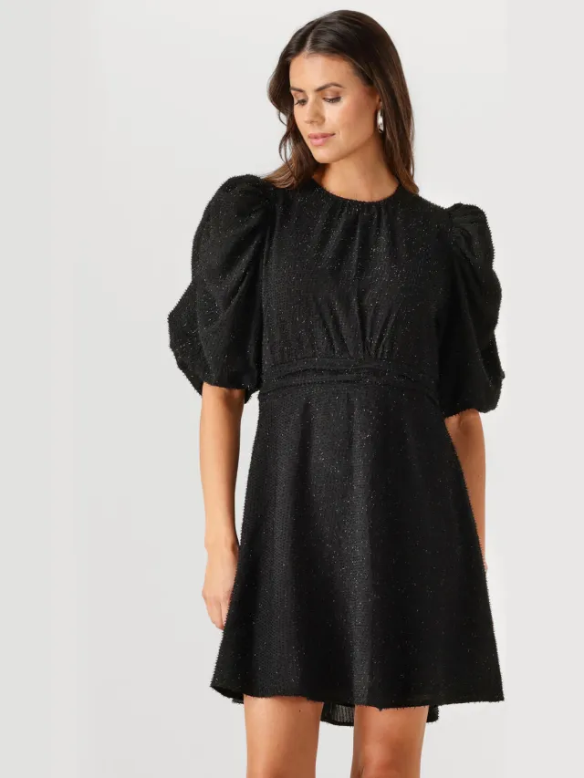 NEO NOIR Dames Jurken Tikka Glitz Dress - Zwart