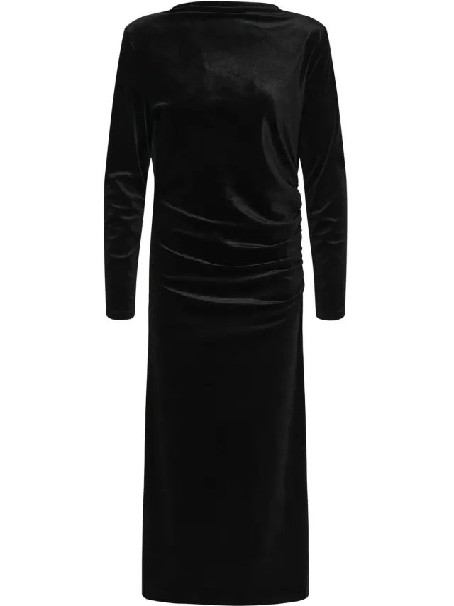 SOAKED IN LUXURY Damesjurk met lange mouwen Soaked in Luxury Slvelera zwart