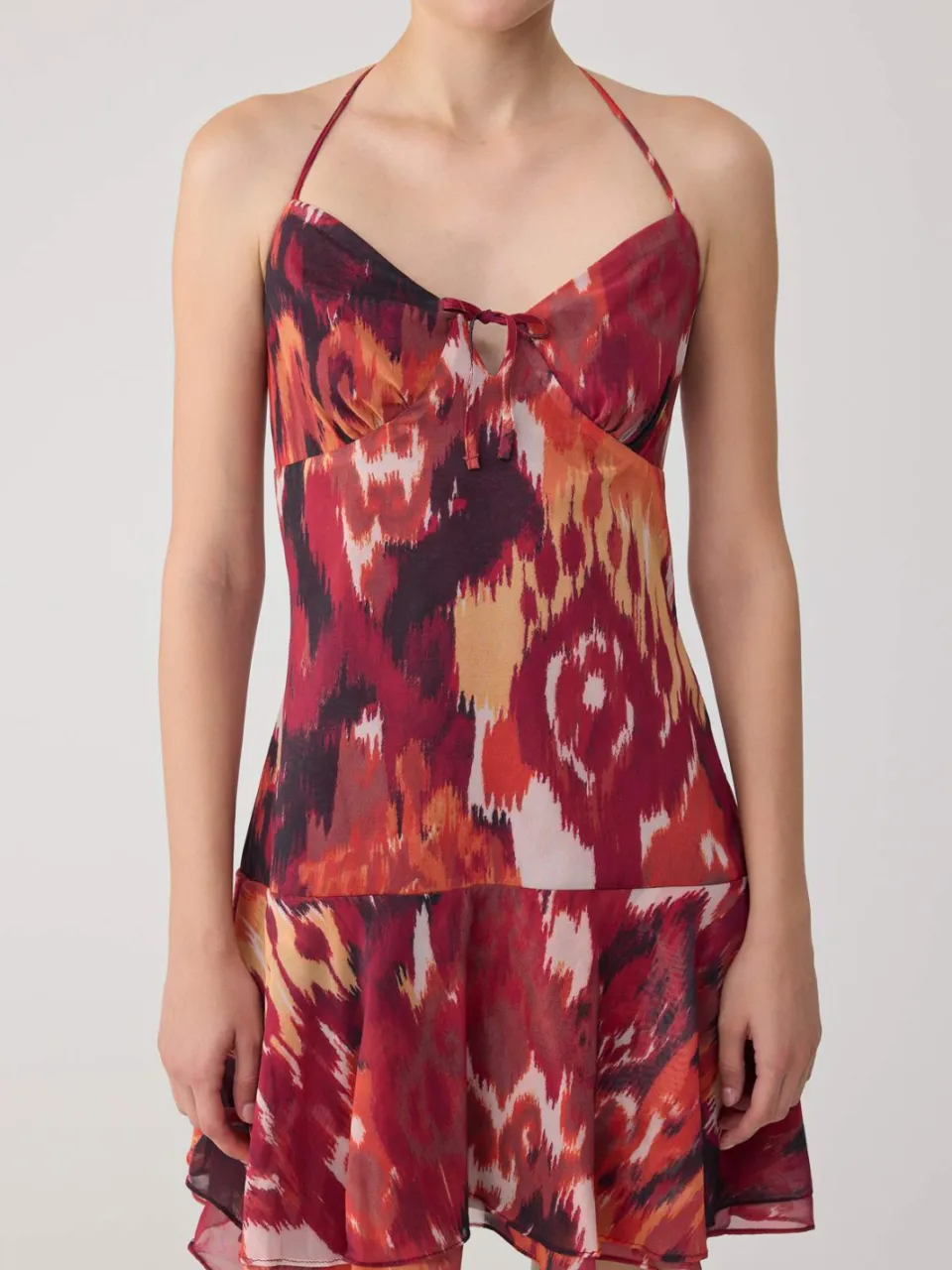 Trendyol TRENDYOLMİLLA Dames Meerkleurig Kleurverloop Kort / Mini Mouwloos Bodycon Jurken veelkleurig, foto 2