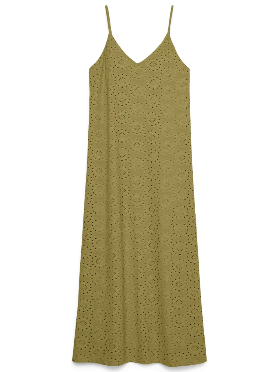 Vero Moda midi jurk olijfgroen, foto 2