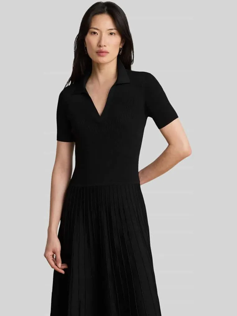 Lauren Ralph Lauren Vrijetijdsjurk van viscosemix zwart, foto 3