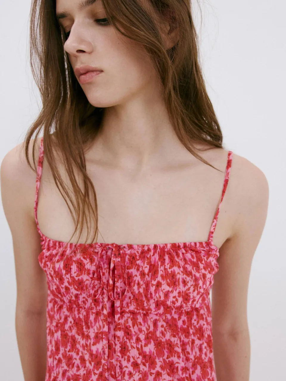 Mango zomerjurk met print - rood, foto 4