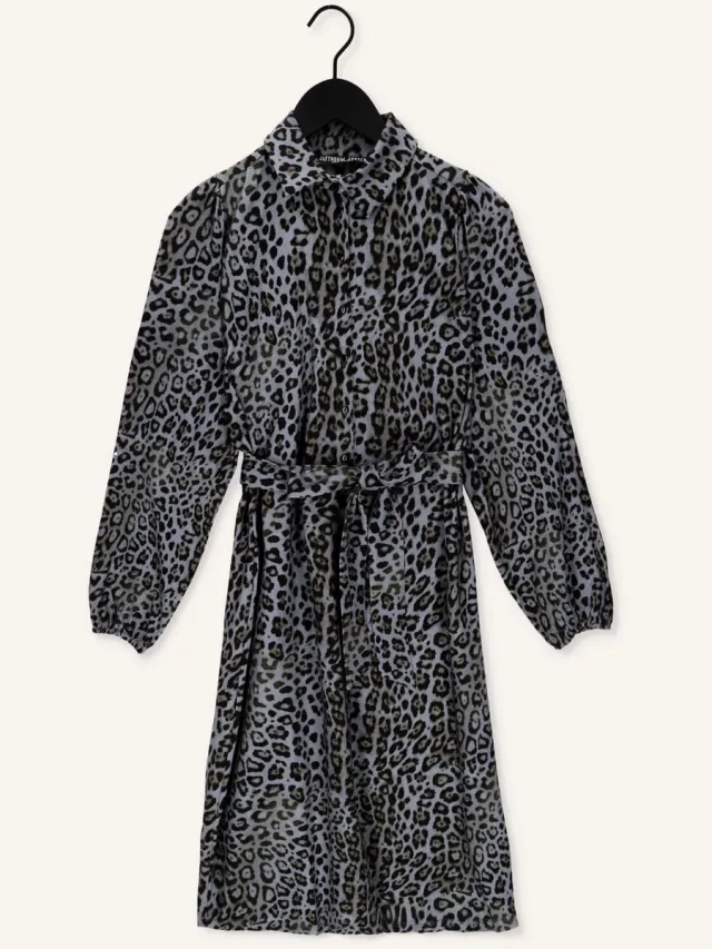JANSEN Amsterdam Titia Jurken Dames - Rok - Jurk - Blauw