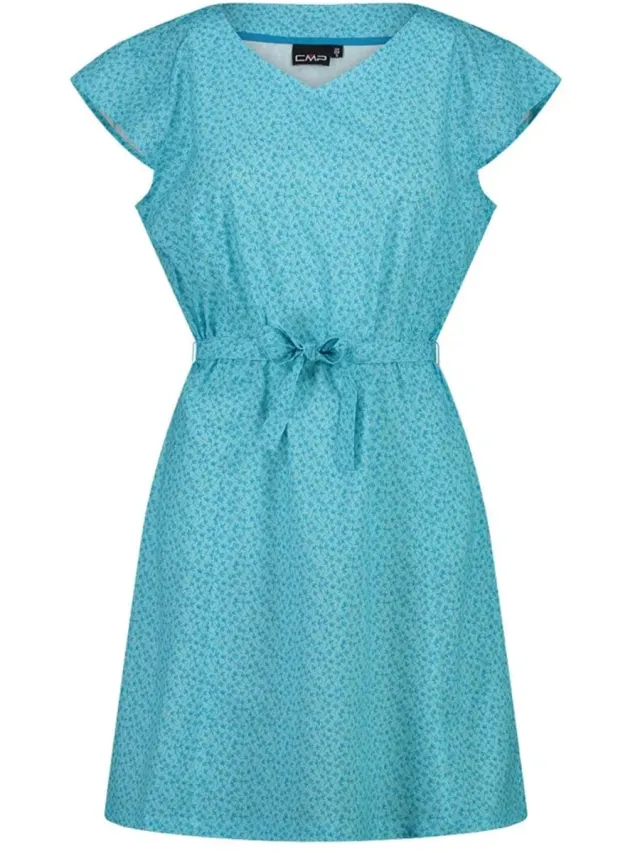 CMP 31t5196p Korte Mouw Jurk Blauw 2XS Vrouw Aqua