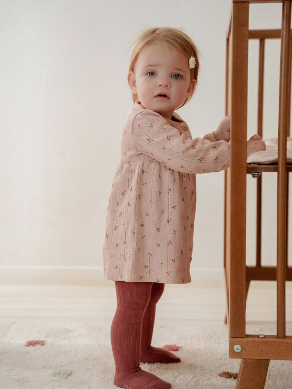 Little Dutch korte jurk roze