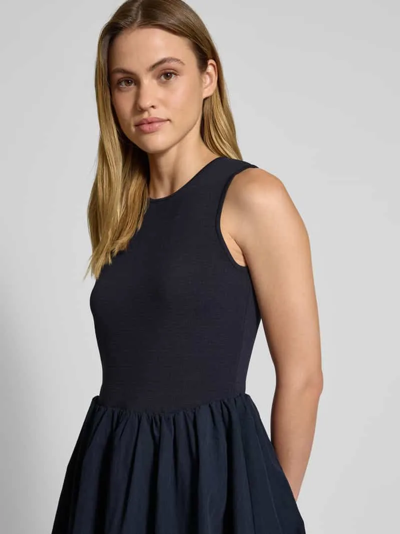 P&C* curated by GLAMOUR Mini-jurk met ronde hals marineblauw, foto 4
