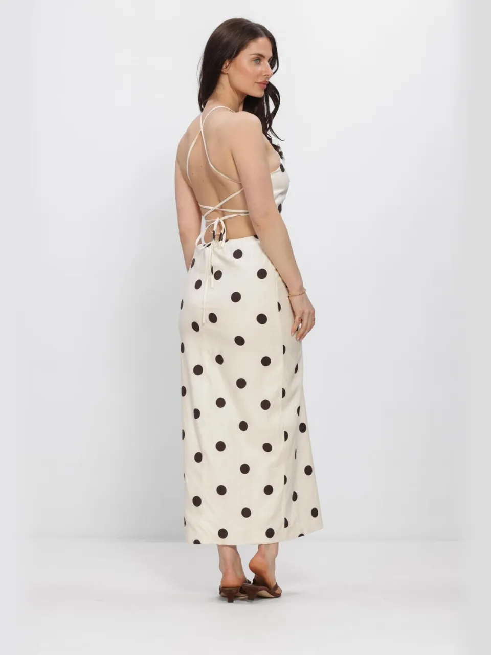 Grace & Mila Dames Jurken Ss26210010 - Creme, foto 3