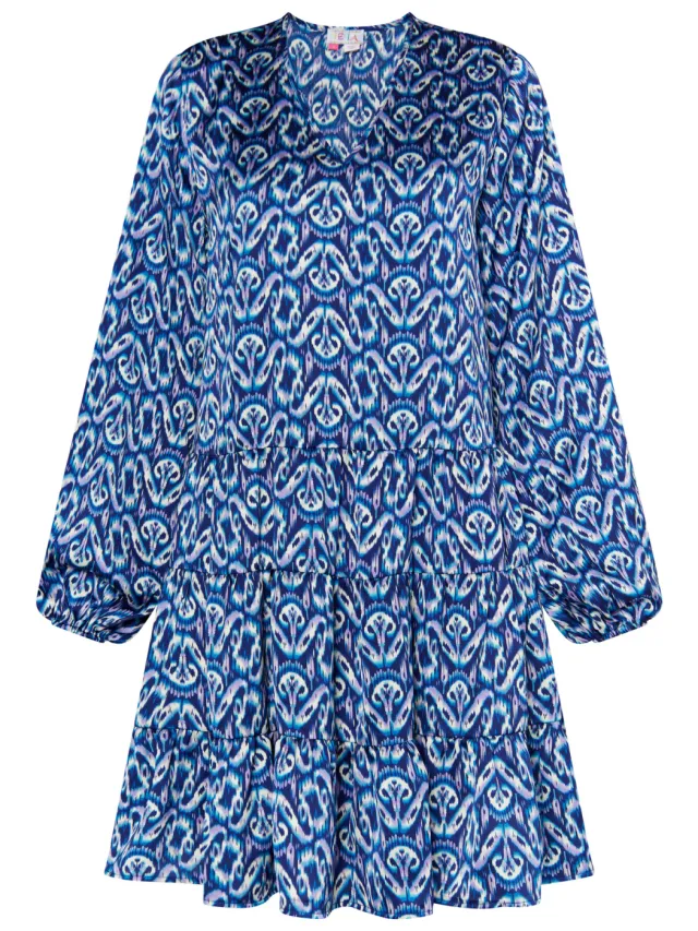 IZIA Jurk Dames Blauw Veelkleurig, foto 2