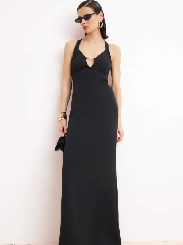 Turkishsouq Platte, mouwloze maxi-jurken voor dames, geschikt voor avond- en gala-avonden. Blauw