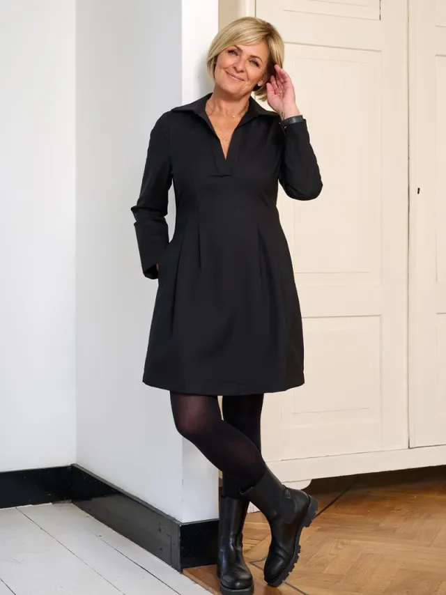 Mart Visser Caroline Tensen Fara Jurk Zwart, foto 2