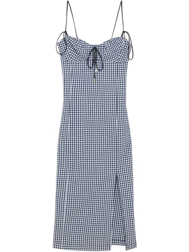 Patrizia Pepe • zwart wit geruite jurk • maat 38 (IT44)