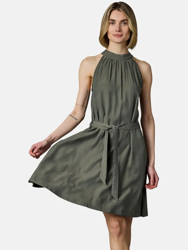 Ragwear Dames A-lijn jurk Dark Olive