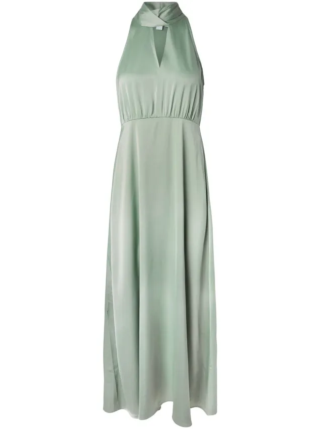 Yas Maxi jurk YASTHEA green milieu
