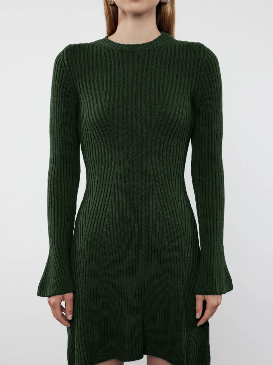 Trendyol TRENDYOLMİLLA Dames Groen Effen Extra Kort / Super Mini Lang Casual A-lijn Jurken, foto 2