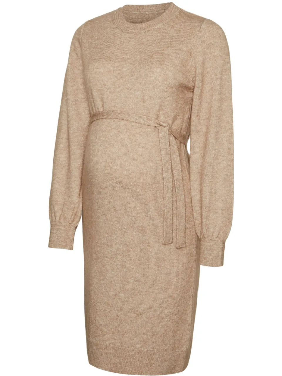 Mamalicious MLNEWANNE zwangerschapsjurk beige, foto 4