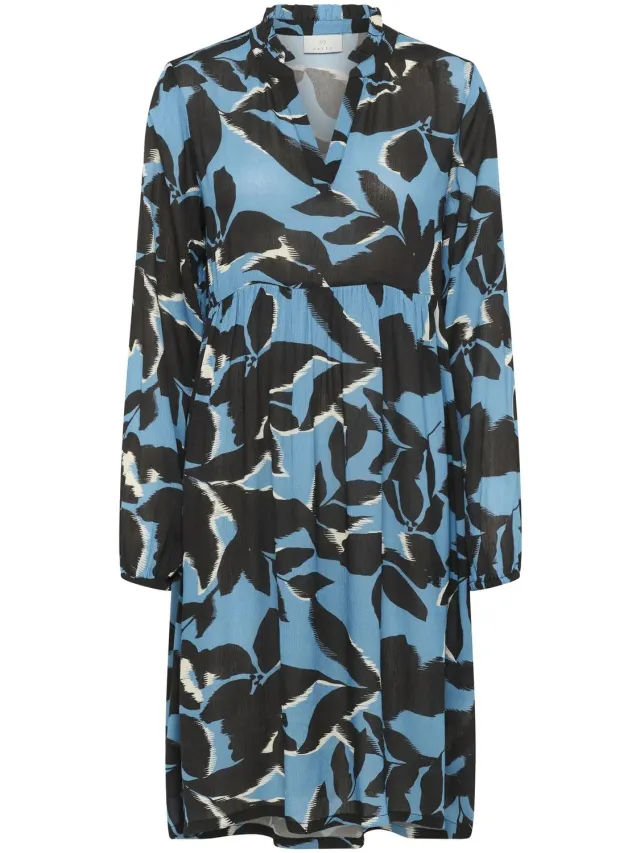 Kaffe Damesjurk KAFFE Lisette loefgierig blauw