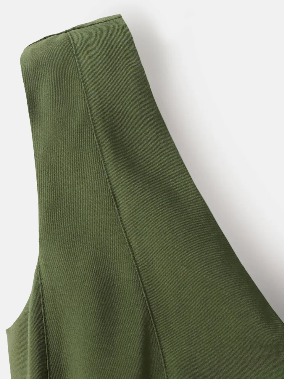 Mango midi zomerjurk - kaki, foto 8