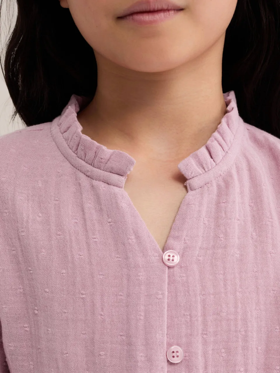 WE Fashion midi jurk met plooien roze, foto 6