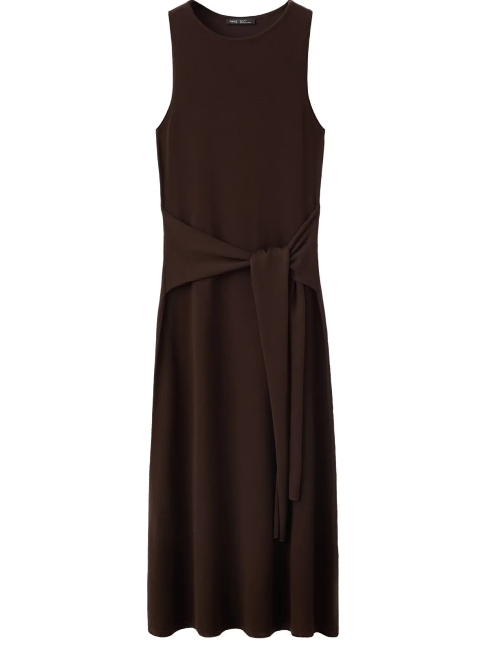 Mango midi jurk - bruin, foto 2