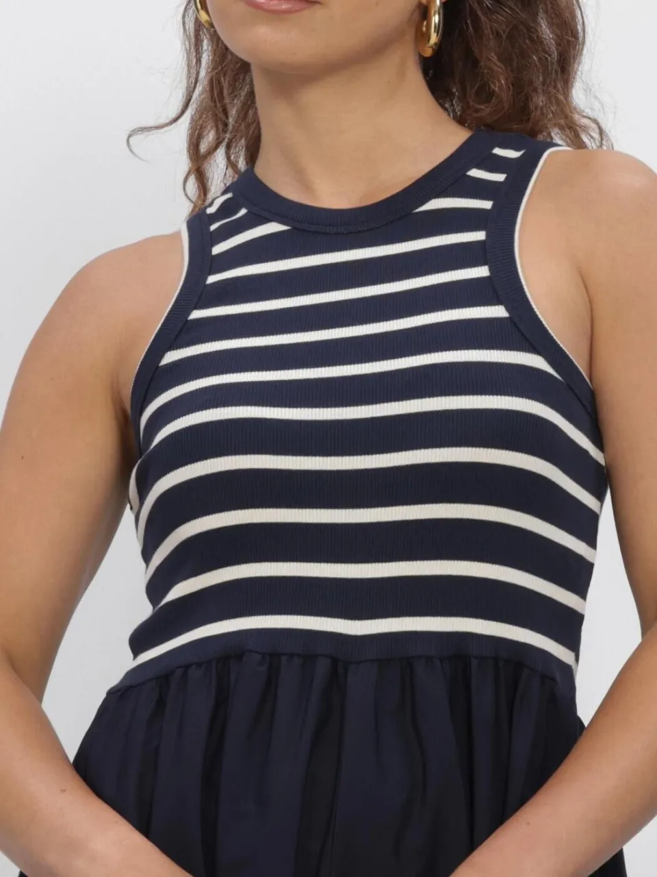 Y.A.S. YAS Dames Jurken Yasmiri Sl Long Dress Noos - Donkerblauw, foto 4