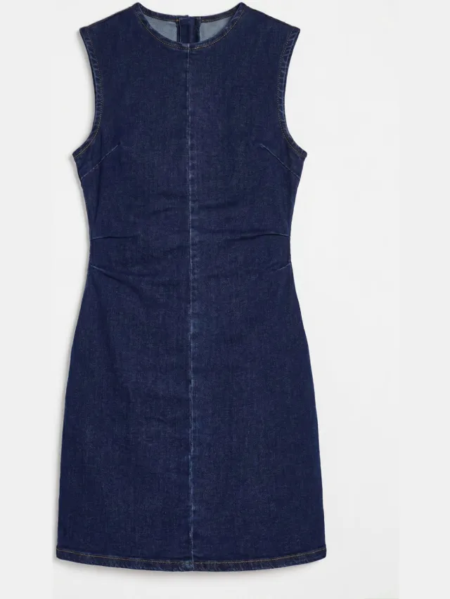 Hiccup Denim Mini Jurk, foto 2